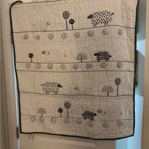 Pottery Barn Kids crib quilt